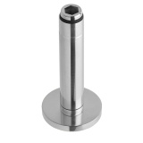 BC Designs Victrion Brushed Chrome Ceiling Mounted Shower Arm Cut Out